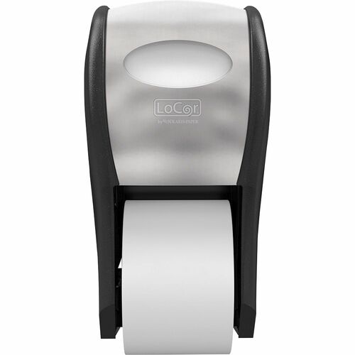 Solaris Paper, Inc.  Dispenser,Toilet Paper,2 Rolls,7.24"x13.45"x7.36",Stainless