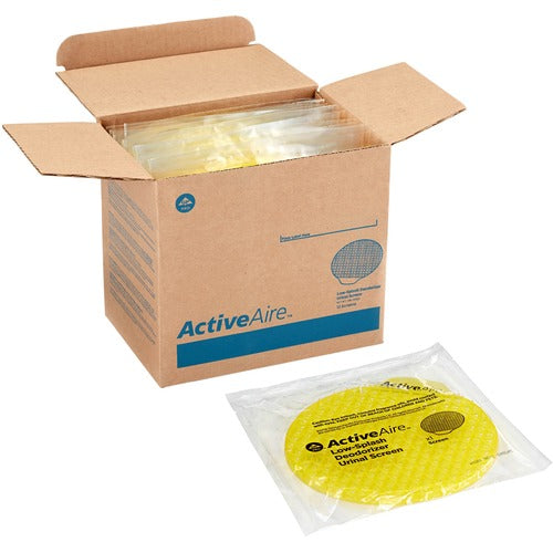 Georgia-Pacific  ActiveAire Urinal Screen, Deodorizer, Sunscape, 12/CT, YW-GPC48261