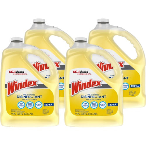 S.C. JOHNSON & SON, INC  Cleaner, Disinfectant Sanitizer, 1 Gallon, 4/CT, Multi