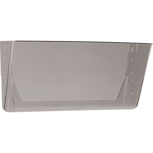 Storex Industries Corporation  Wall File, Stackable, Legal, 4"W x 16"L x 7"H, Smoke