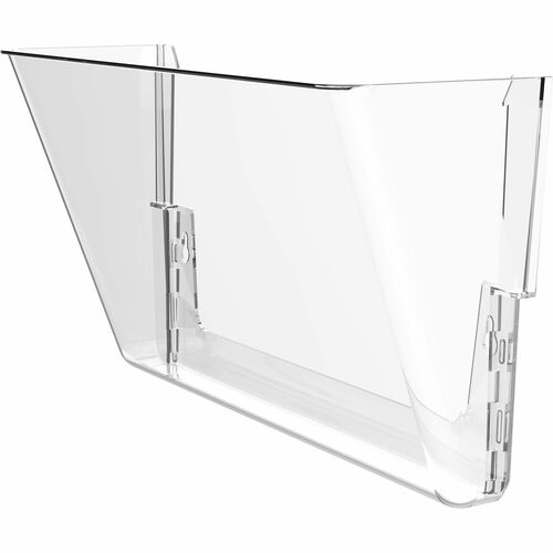 Storex Industries Corporation  Wall File, Stackable, Legal, 4"W x 13"L x 7"H, Clear