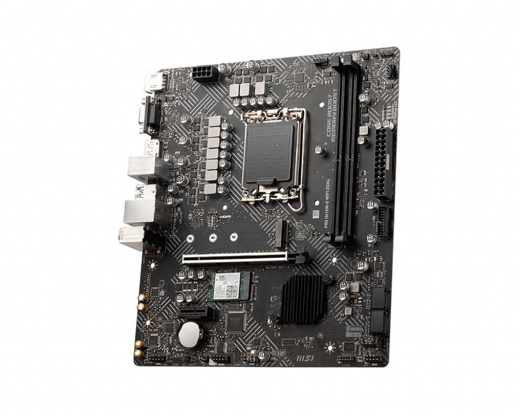 MSI PRO H610M-G WIFI DDR4 motherboard Intel H610 LGA 1700 micro ATX