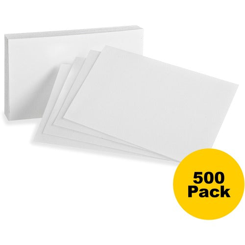 Oxford  Index Cards, Blank, 3"x5", 500/BD, White