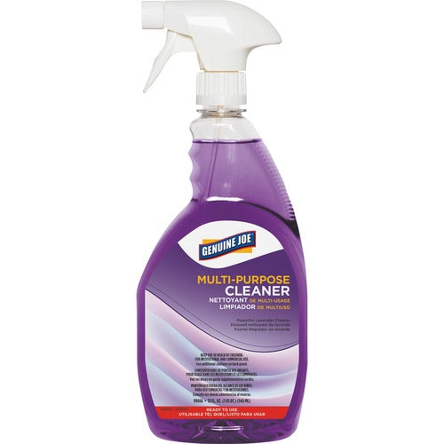 Genuine Joe  Multipurpose Cleaner, Ready-to-Use, 32 oz, Purple-GJO99666