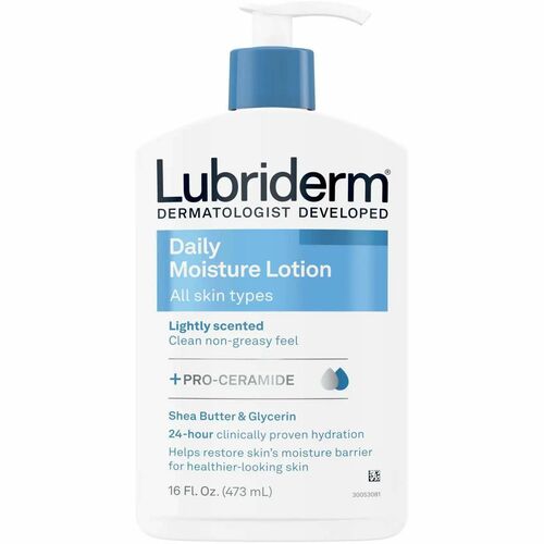 Johnson & Johnson  Daily Moisture Lotion, Hydrating, 16 fl. oz., White