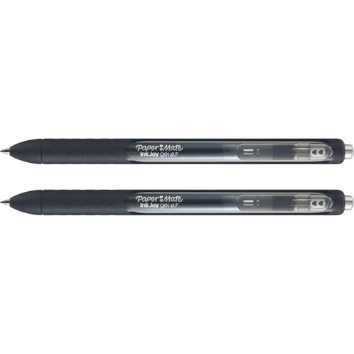 Paper Mate  Pen, Gel, 0.7mm, Retractable, InkJoy, 2/PK, Black