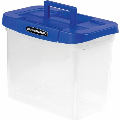 Fellowes  File Box,Stackable,TAA Compl,14-1/4"x8-5/8"x11-1/17",CL/BE-FEL0086301