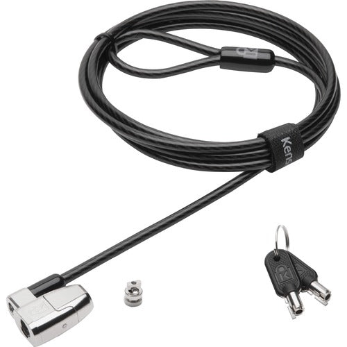 Kensington  Laptop Lock, Keyed, Hidden Pin Technology, 6', Black