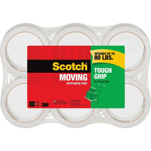 3M  Packaging Tape, 1.88" x 43.7 yards, 6/PK, Clear
