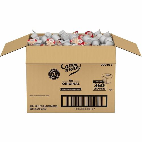 Nestle USA  Coffee Creamers, Liquid, 0.38oz Singles, 360/CT, Original