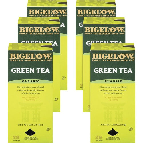 Bigelow  Green Tea Bags, Foil Pouch, 168/CT, Apple Green