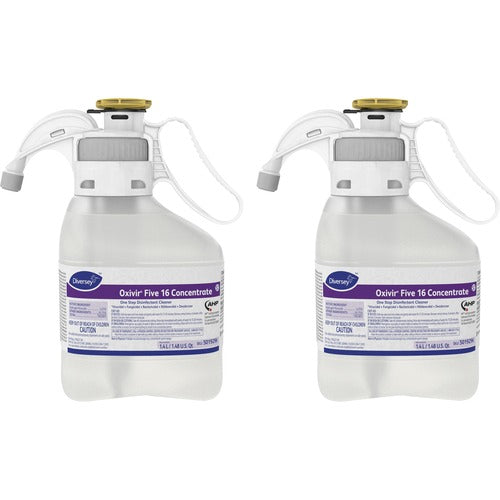 Diversey Care  Disinfectant Cleaner, One-step, 1.4L, 2/CT, Clear-DVO5019296CT