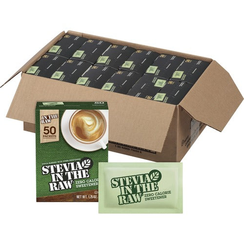 The J.M. Smucker Co.  Sugar Substitute,Stevia,1 g Packet,50/BX,12BX/CT,GN