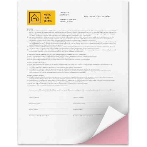 Xerox  Digital Carbonless Paper,2-Part,8-1/2"x11",2500Sets/CT,WE/PK