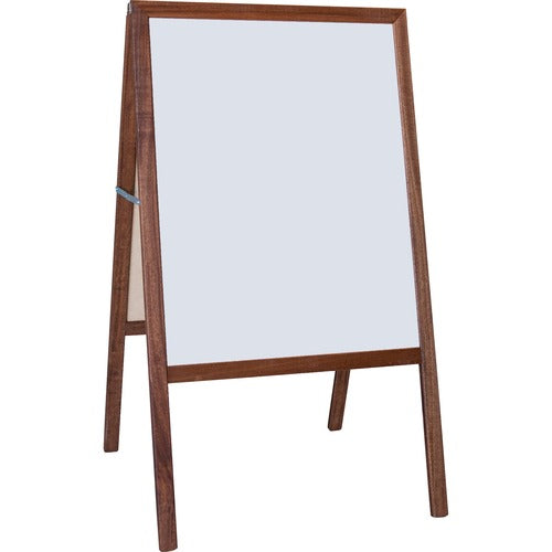 Flipside Products  Signage Easel, Dry-Erase/Chalkboard, 24"Wx42"H, Multi-FLP31210