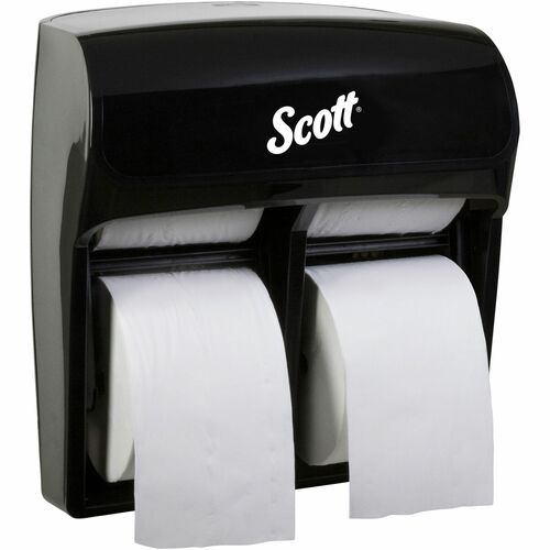 Kimberly-Clark Professional  Tissue Dispenser, Single-Roll, 11-1/4"Wx6-1/5"Dx12-3/4"H, BK