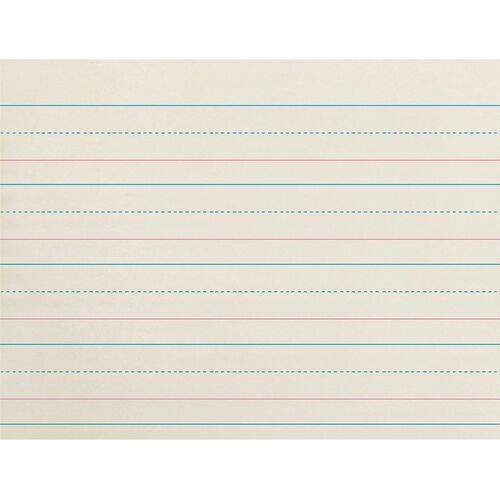 Pacon  Newsprint w/Broken Midline,1-1/8"Rule,10-1/2"x8",500/RM,WE