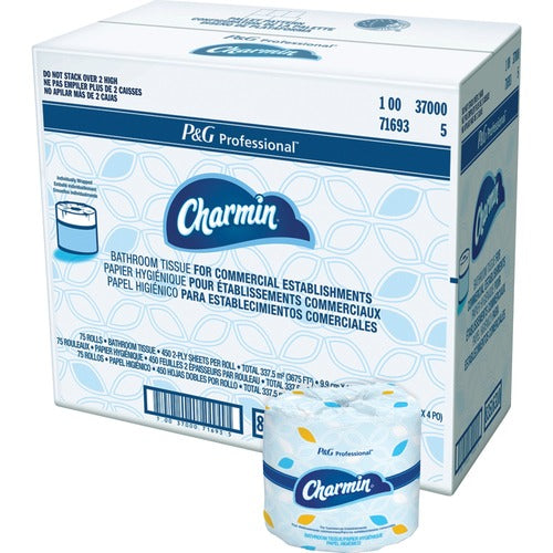 Procter & Gamble Commercial  Bathroom Tissue, 2-Ply, Septic-Safe, 450SH/RL, 75RL/CT, WE