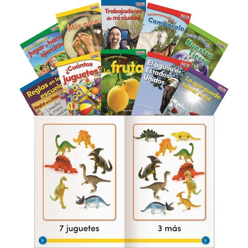 Shell Education Teacher Created Materials  Time For Kids Book Set 1, Spanish, Gr K, 10/ST