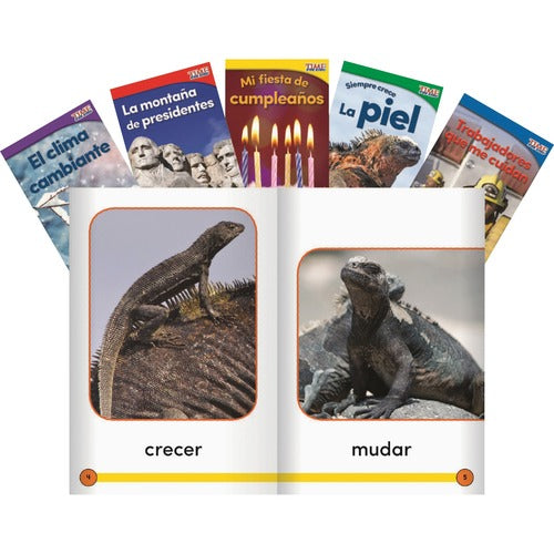 Shell Education Teacher Created Materials  Time For Kids Book Set 3, Spanish, Gr K, 10/ST
