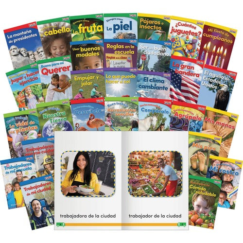 Shell Education Teacher Created Materials  Time For Kids Readers Set 3, Spanish, Gr K, 30/ST