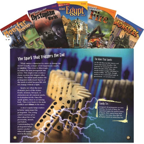 Shell Education Teacher Created Materials  TIME Informational Text Books, Set 3, Grade 6, 5/ST