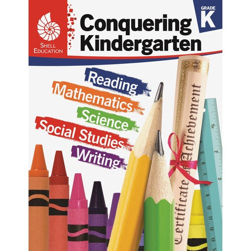 Shell Education Teacher Created Materials  Conquering Kindergarten Workbook, Skills Activities, 168-pg