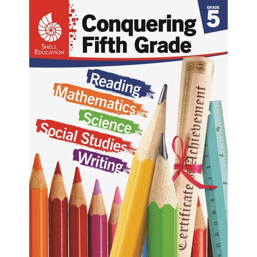 Shell Education Teacher Created Materials  Conquering 5th Grade Workbook, Skills Activities, 168-pg
