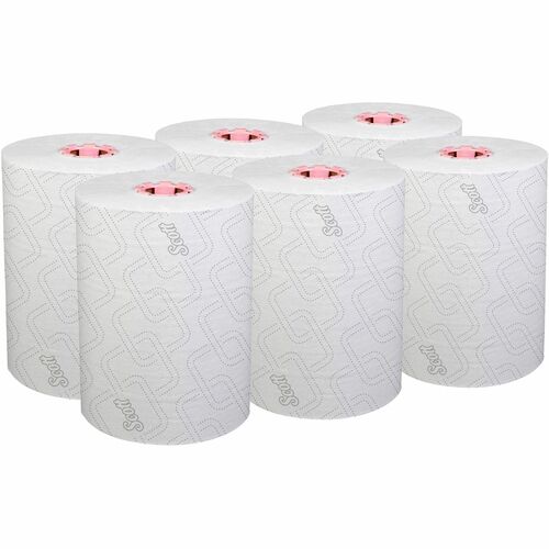 Kimberly-Clark Professional  Hard Roll Towel, Slim, 8"Wx580'L, 6/CT, White