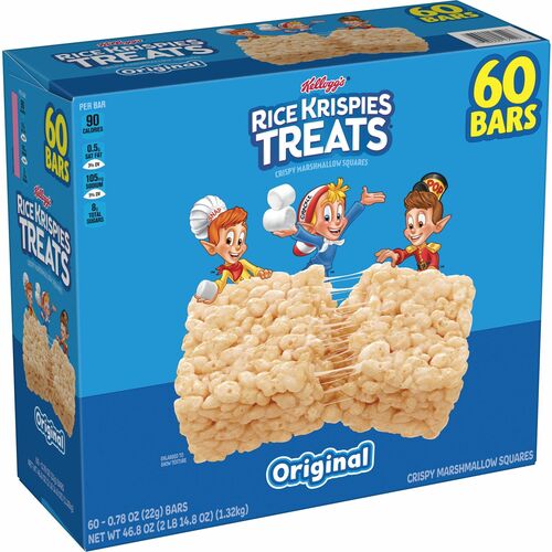 Keebler Co.  Marshmallow Square, Rice Krispies Treats, Original, 60/CT,MI