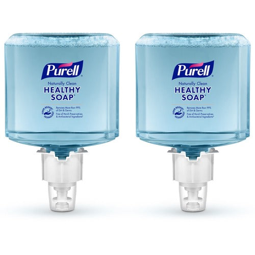 Gojo  Soap Refills, Foam, f/ES4 Dispenser, 1200ml, 2/CT, Blue-GOJ507102
