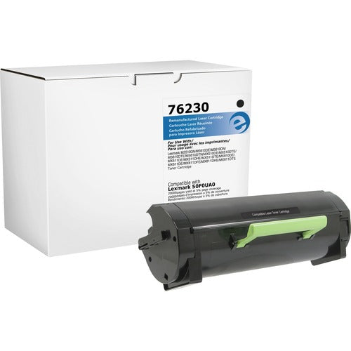 Elite Image  Toner Cartridge, Remanuf LEX MS510/610, 20000 Pg Yield, BK-ELI76230