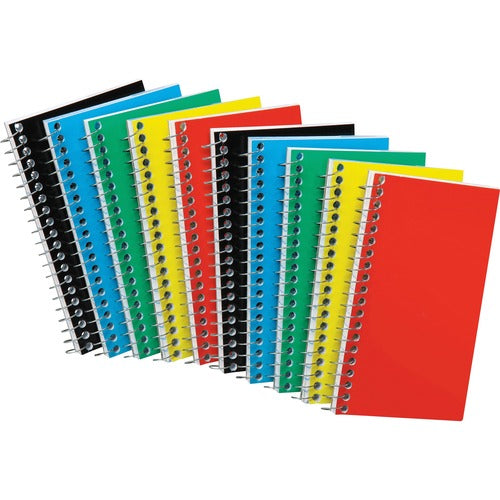 Tops  Memo Notebook,Side Spiral,Narrow Rld,50 Shts,5"x3",10/BD,AST