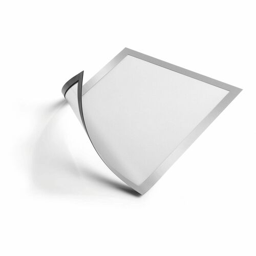 Durable Office Products  Sign Holder, f/ 8-1/2"Wx11"H Inserts, 2/PK, Silver