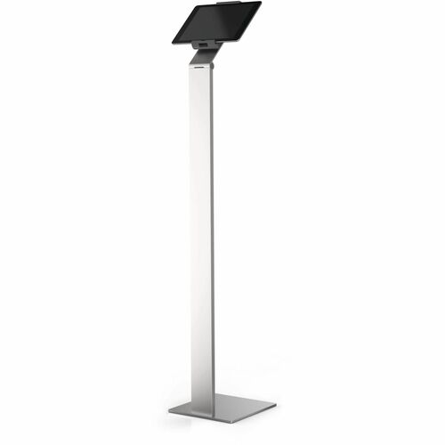 Durable Office Products  Tablet Holder Stand, 10-3/5"Wx10-3/5"Dx47-4/5"H, Silver
