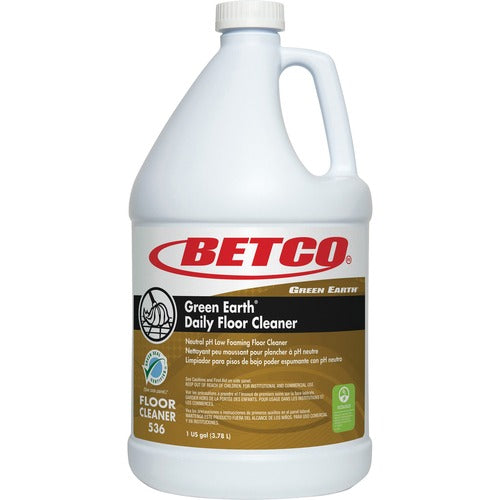 Betco Corporation  Floor Cleaner, Foaming, Neutral pH, 1 Gallon, Yellow