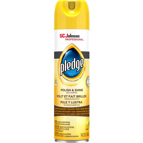 S.C. JOHNSON & SON, INC  Furniture Polish, Pledge, Lemon, 14.2 oz