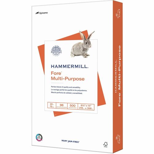 Hammermill  Paper,Multipurpose,96GE,20 lb,8-1/2"x14",500/RM,WE-HAM103291