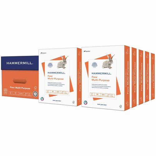 Hammermill  Paper,Multipurpose,96GE,20 lb,8-1/2"x11",500/RM,10RM/CT,WE-HAM103267