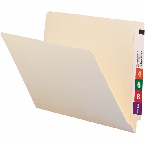 Smead  File Folders,End Tab,Straight Cut,Ltr,100/BX,5BX/CT,MLA