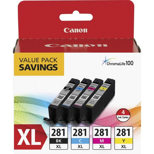 Canon  Ink Tanks, XL, f/PIXMA TR7520, Value Pack, 4/PK, MI