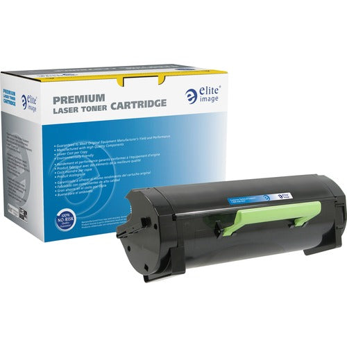 Elite Image  MICR Toner Cartridge, r/Lexmark 50F1U00, 20000 Pg Yield, BK-ELI76259