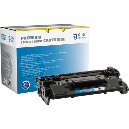 Elite Image  Toner Cartridge, r/HP CF287A, 9000 Page Yield, BK-ELI76263