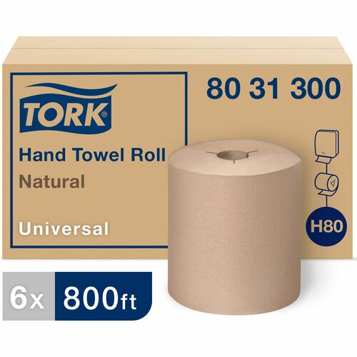 TORK  Hand Towel Roll, f/Dispensers, 6RL/CT, BN