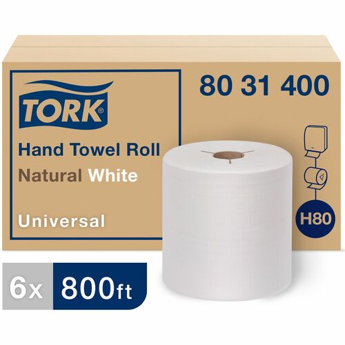 TORK  Hand Towel Roll, f/Dispensers, 6RL/CT, WE