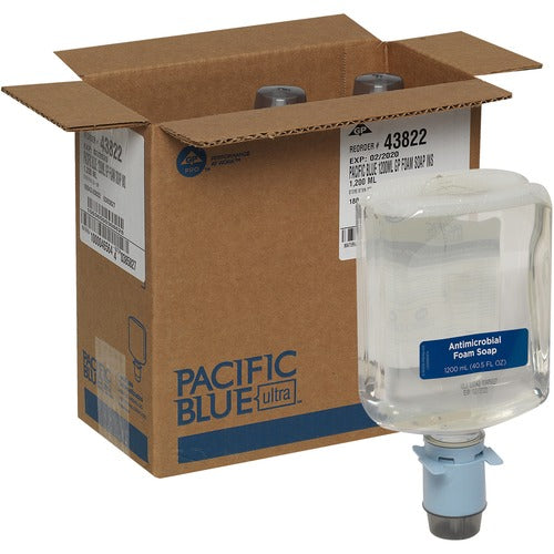 Georgia-Pacific  Foam Soap Dispenser, Fragrance-Free, 1200ml, 3/CT, Clear-GPC43822