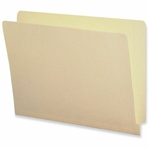Business Source  Folders,2-Ply Straight End Tab,Ltr,9-1/2"Front,100/BX,MLA