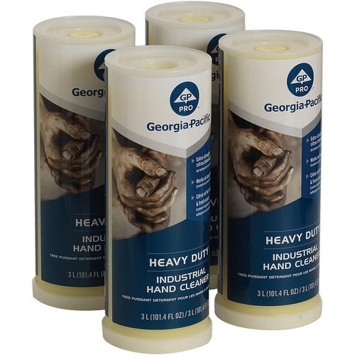 Georgia-Pacific  Hand Cleaner, Heavy-duty, Citrus, 101.4 fl oz, 4/CT, Clear-GPC44627