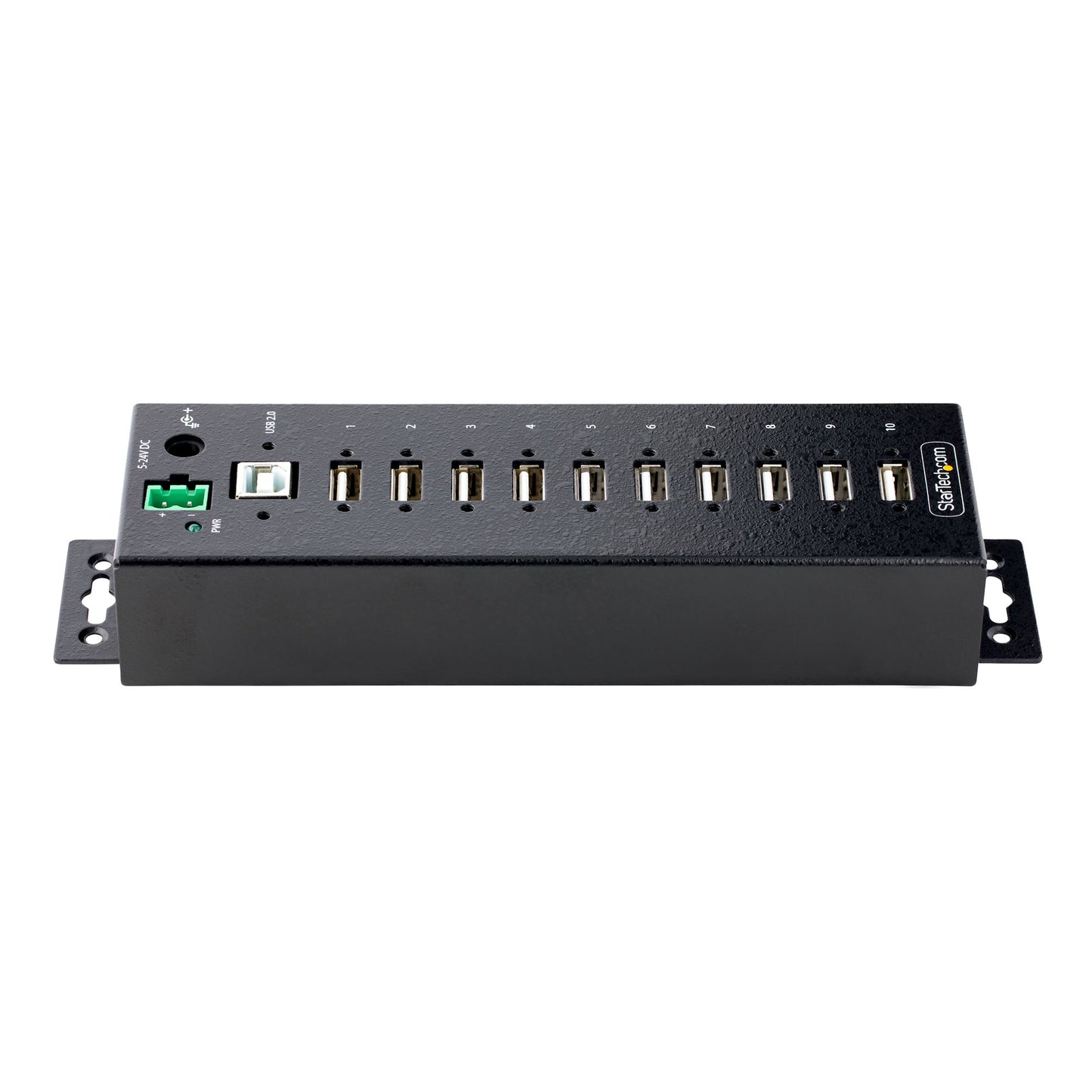 StarTech.com USB210AIND-USB-A-HUB interface hub USB 2.0 Type-B 480 Mbit/s Black