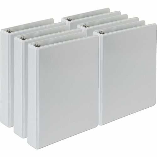 Samsill  Binder,View,Round-Ring,Poly,No Rivets,1",5.5"x8.5",6/CT,WE